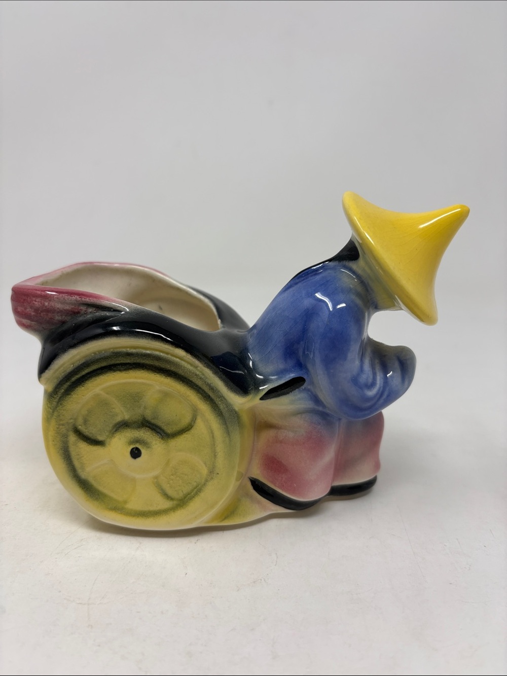 Vintage California Pottery #3567 Rickshaw Planter